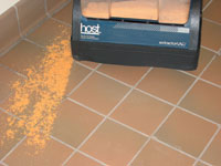Particles Are Removed From the Floor With Host Machine