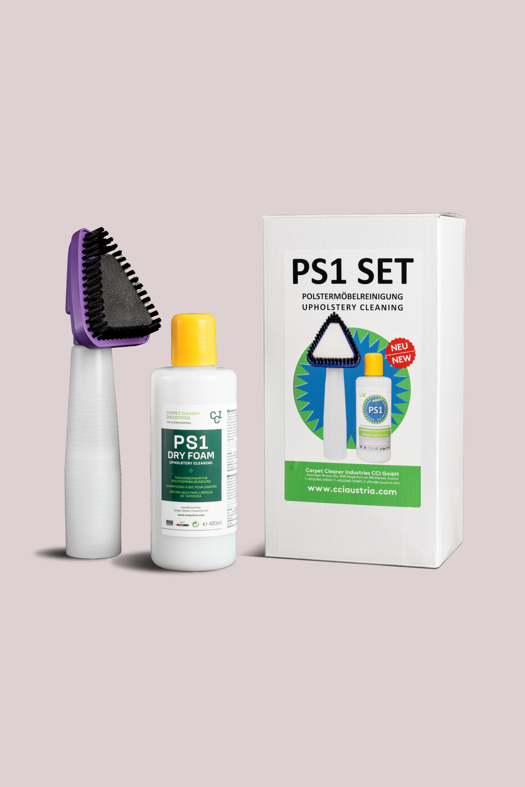 CCI Upholstery Cleaning Kit Dry Foam Shampoo For Home DIY & Housekeeping