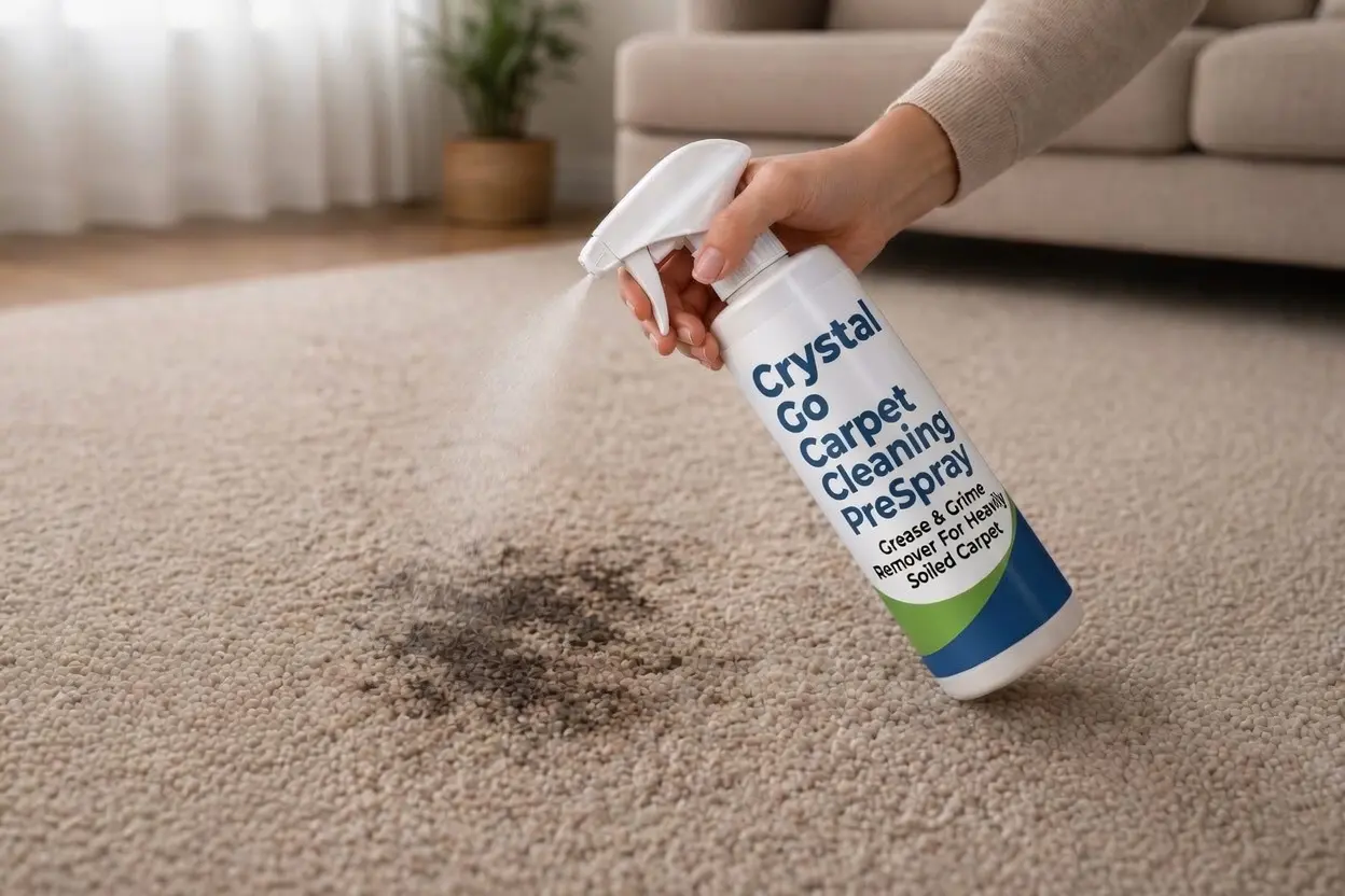 Crystal Go Carpet Cleaning Pre Treatment Spray Grease & Grime Remover